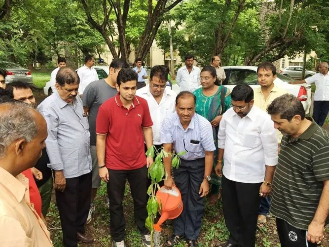 Replantation at the hands of Hon. Municipal Commissioner